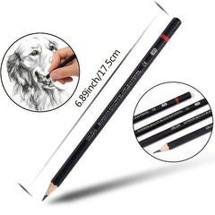 12pcs Graphite Pencils Set for Drawing Sketching Shading