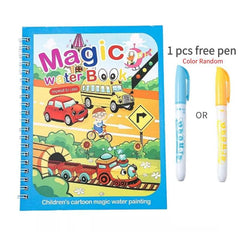 Spaceman Car Magic Book Water Montessori Toys