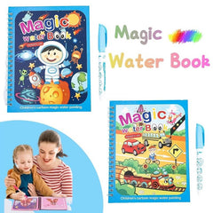 Spaceman Car Magic Book Water Montessori Toys