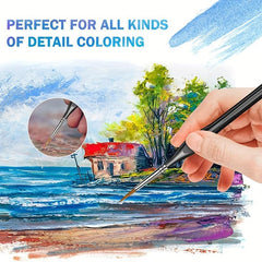 5pcs Paint Brush Set for Makeup Watercolors Acrylic Gouache Enamels Body Nails