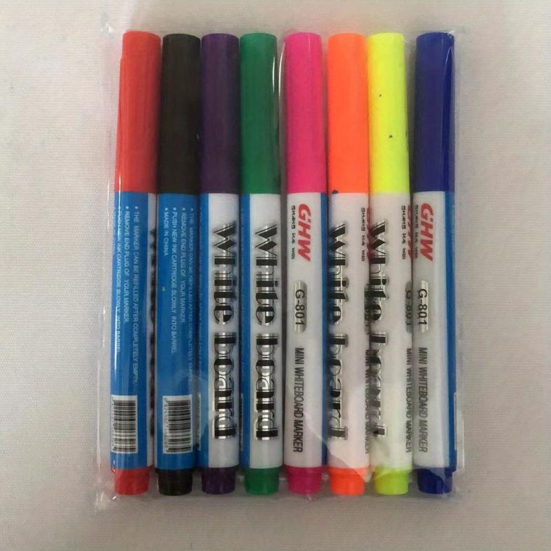 8pcs Mixed Marker Pens Set For Kids, Boys and Girls