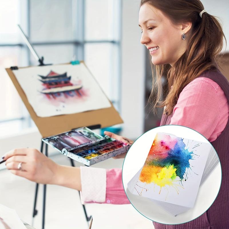 Watercolor Paper 22 X 30 Pack Of 60pcs for Christmas Halloween Thanksgiving Gift