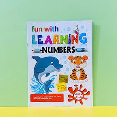 Math Educational Stickers for Children's Number Book