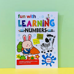 Math Educational Stickers for Children's Number Book