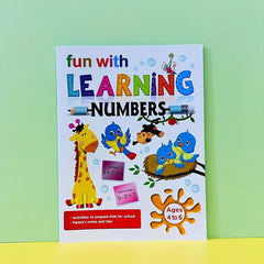 Math Educational Stickers for Children's Number Book