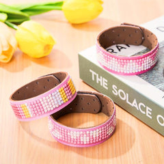 3pcs Set 8 3inch 0 8inch DIY Diamond Painting Bracelet All Colorful Kits