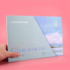 Watercolor Paper Pad 19 X 27cm 20 Sheets 300GMS 100 Cotton Acid For Art
