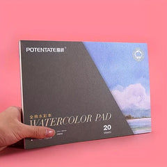 Watercolor Paper Pad 19 X 27cm 20 Sheets 300GMS 100 Cotton Acid For Art