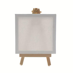 6 Pack Mini Canvas & Easel Set 10x10 Canvas 7x14 Easel Kids Painting DIY