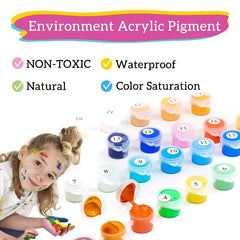 DIY Flowers In Bottle Paint By Numbers Set - Home Wall Decor 40 64x