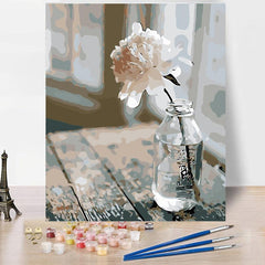 DIY Flowers In Bottle Paint By Numbers Set - Home Wall Decor 40 64x