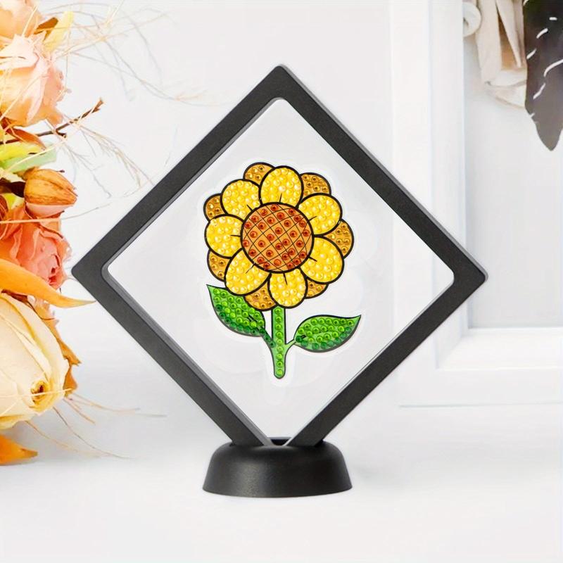 Framed DIY Diamond Painting Sunflower Craft