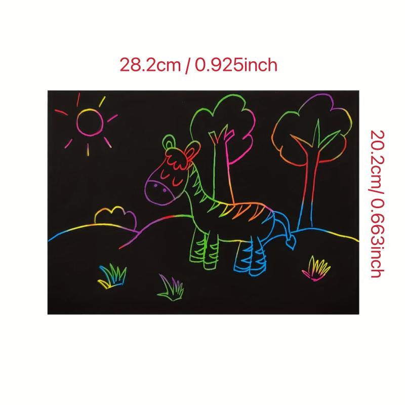 DIY Halloween & Christmas Scratch Paintings for Kids