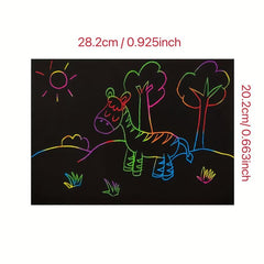 DIY Halloween & Christmas Scratch Paintings for Kids