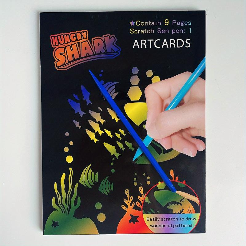 9pcs Scratch Art Set for Kids & Adults