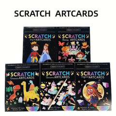 9pcs Scratch Art Set for Kids & Adults