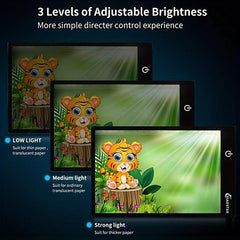 A5 LED Light Table USB Chargeable Adjustable Brightness