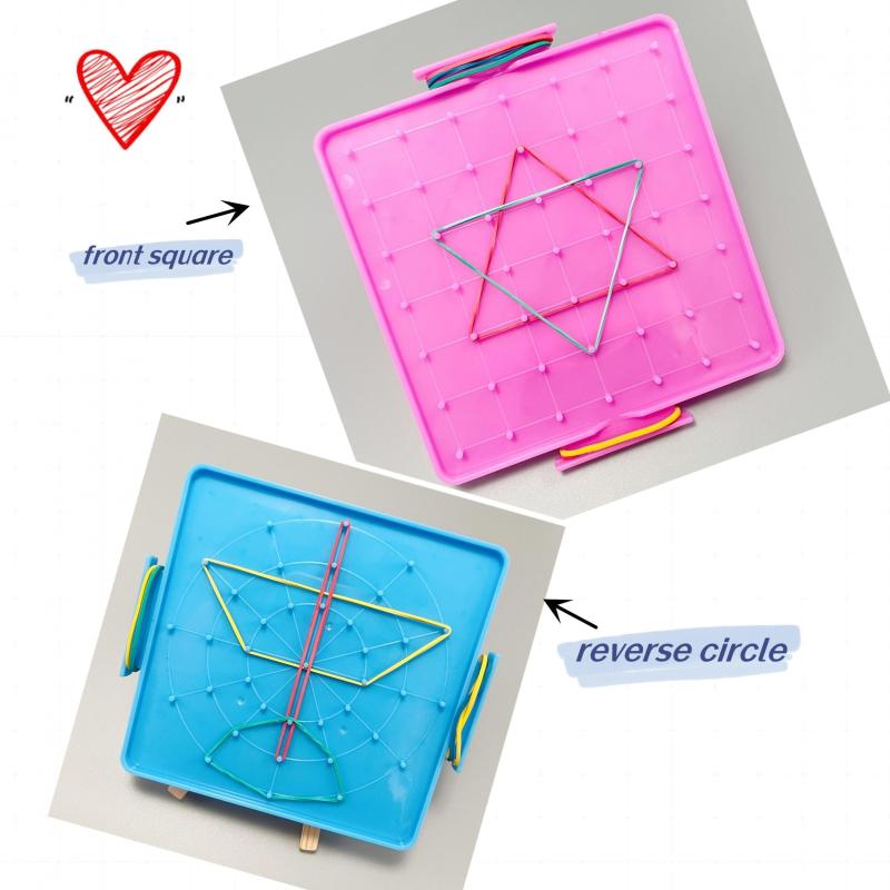 Children's DIY Learning Tools Student Nail Board