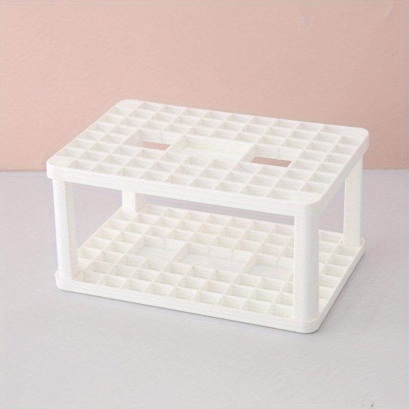Creative Square Pen Holder Makeup Pen Storage Rack Beauty Holder Insert Rack