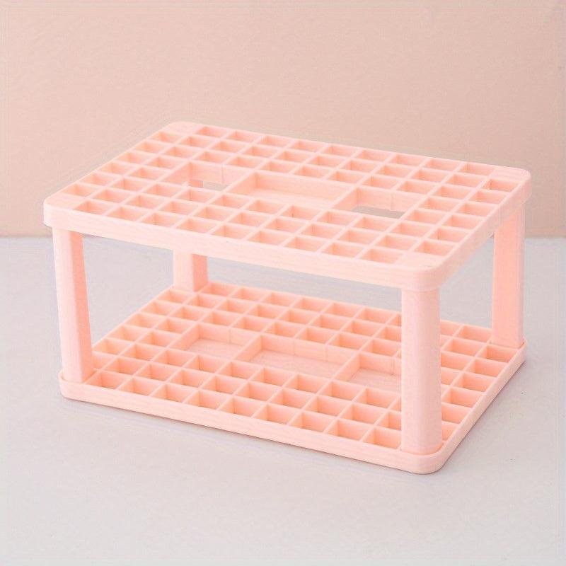 Creative Square Pen Holder Makeup Pen Storage Rack Beauty Holder Insert Rack
