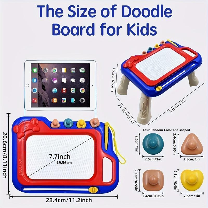 Magnetic Drawing Board Toy for Kids 1-3 Years - Travel Doodle Sketch Pad