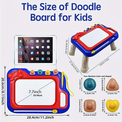 Magnetic Drawing Board Toy for Kids 1-3 Years - Travel Doodle Sketch Pad