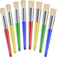 8pcs Large Washable Chunky Toddler Paint Brushes