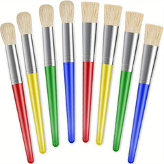 8pcs Large Washable Chunky Toddler Paint Brushes