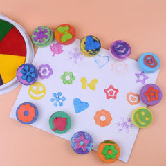Kids Painting Sponge Seal Set Double-sided Tool