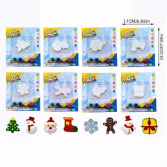 Children's Toy Gypsum Painting Set Refrigerator Sticker