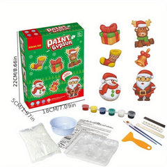 Children's Toy Gypsum Painting Set Refrigerator Sticker
