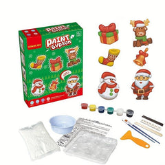 Children's Toy Gypsum Painting Set Refrigerator Sticker