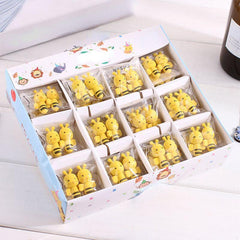 2pcs Yellow Bee Erasers Cartoon Bee Shape Learning Stationery Eraser
