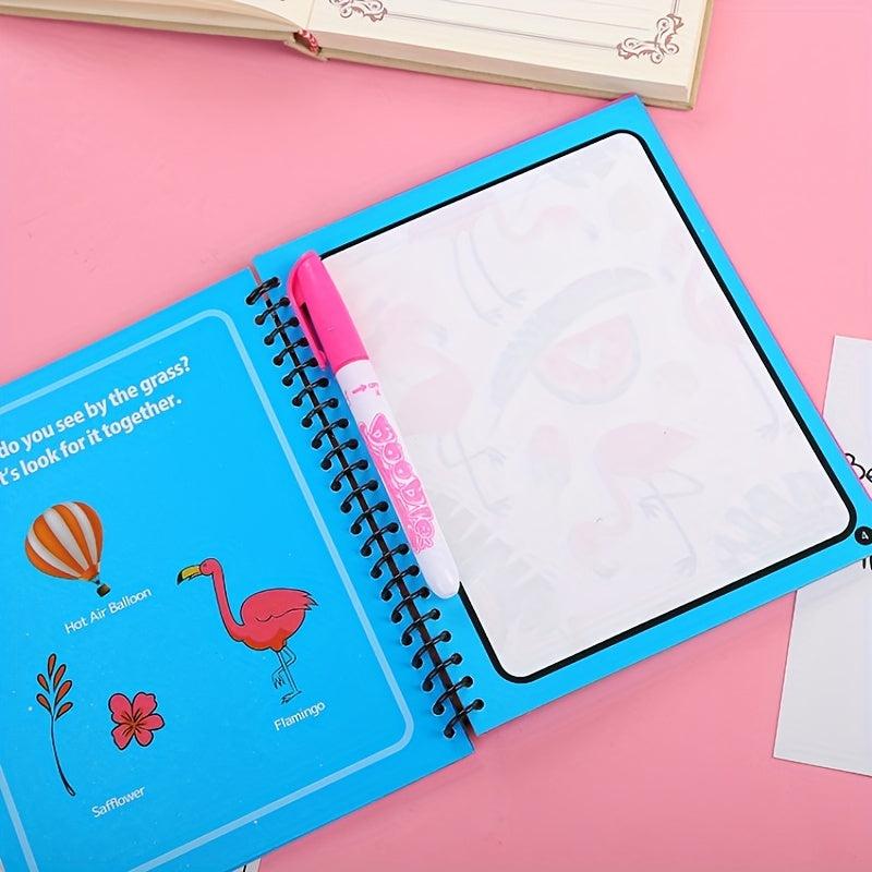 Magic Water Painting Book for Kids, Doodle Book, Reusable