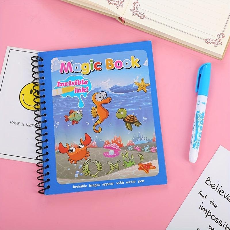 Magic Water Painting Book for Kids, Doodle Book, Reusable