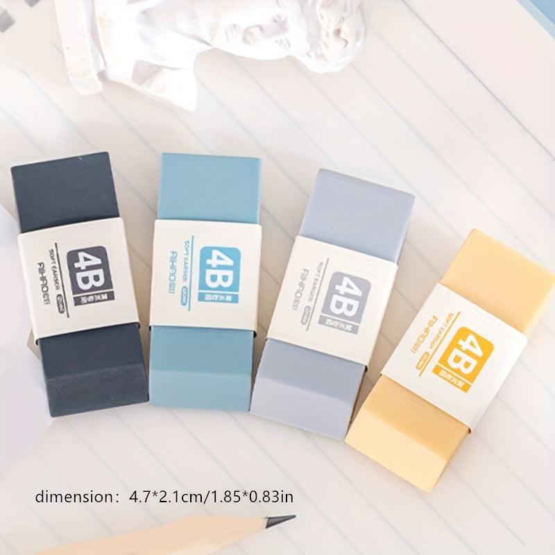 1 Piece 4b Eraser Student Creative Children's Art Supplies