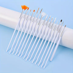 15pcs Paint Brushes Set for Detailing and Art Painting Acrylic Watercolor