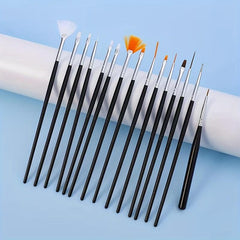 15pcs Paint Brushes Set for Detailing and Art Painting Acrylic Watercolor