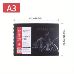 Professional Sketchbook A3 A4 A5 30 Sheets of Painting Paper