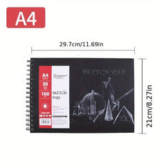 Professional Sketchbook A3 A4 A5 30 Sheets of Painting Paper