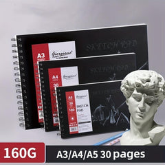 Professional Sketchbook A3 A4 A5 30 Sheets of Painting Paper