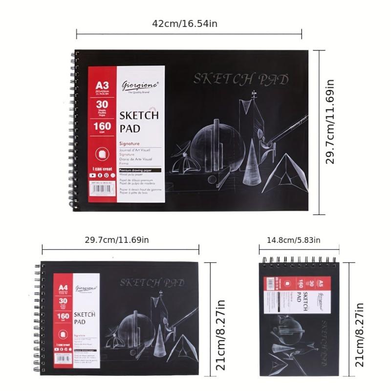Professional Sketchbook A3 A4 A5 30 Sheets of Painting Paper