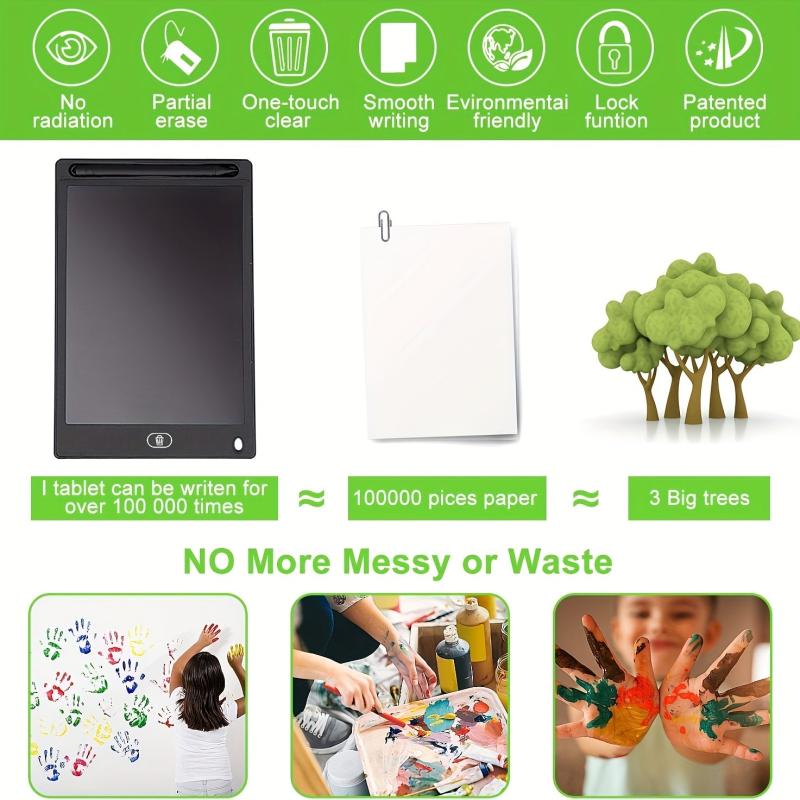 Kids Writing Tablet Drawing Board Doodle Graffiti Sketchpad Toy