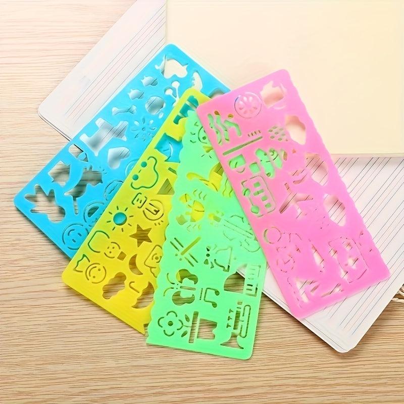 Children's Multifunctional Flower Ruler Set