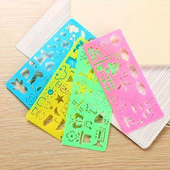 Children's Multifunctional Flower Ruler Set