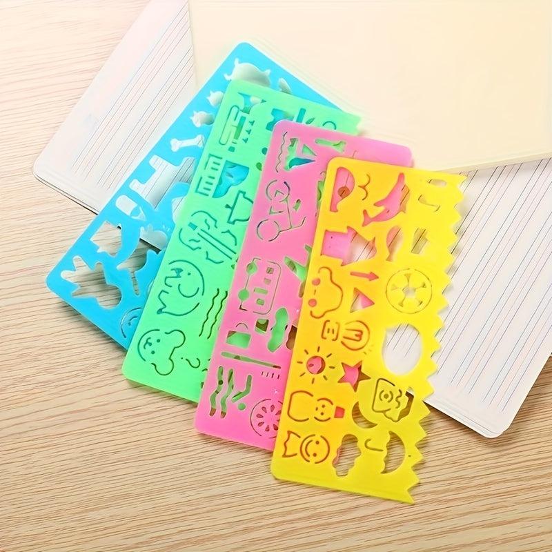 Children's Multifunctional Flower Ruler Set