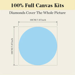 Retro DIY Coasters Small Diamond Paint Bag Accessories Handicraft Art Bookshelve