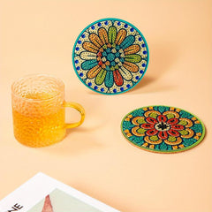 Retro DIY Coasters Small Diamond Paint Bag Accessories Handicraft Art Bookshelve