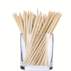 50pcs Bamboo Stick Pen for Scratching Art Handwriting Tool