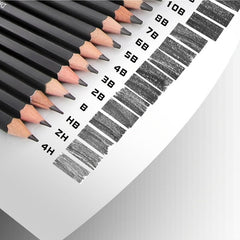 14pcs Sketch Pencil Set 4H-14B Student Sketch Drawing Art Back To School